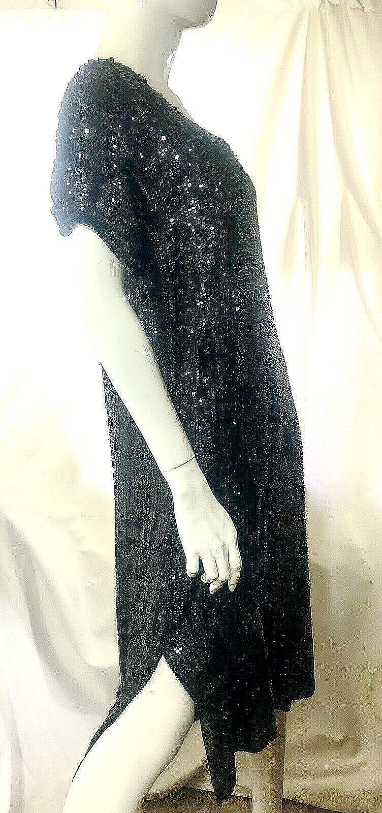 Antique 20s dress beaded, sequin, M